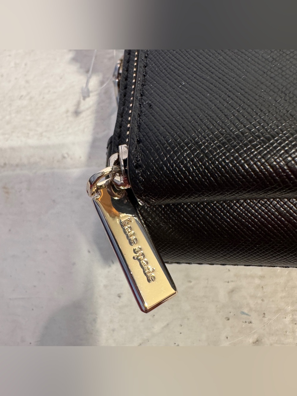 Kate Spade New York Staci Dual Zip Crossbody Bag in Black Saffiano Leather - NWT - Picture 7 of 15